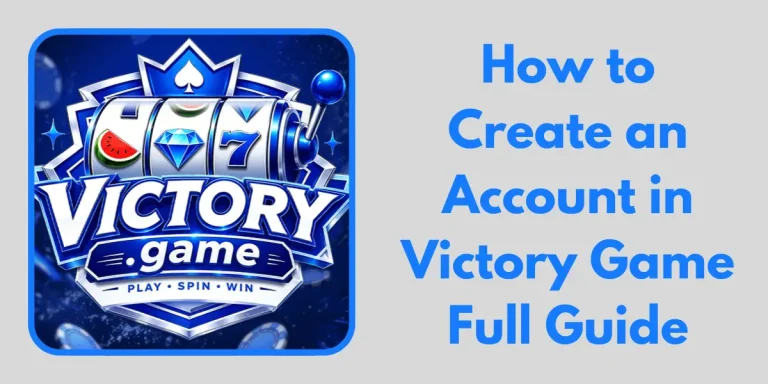 Create an Account in Victory Game